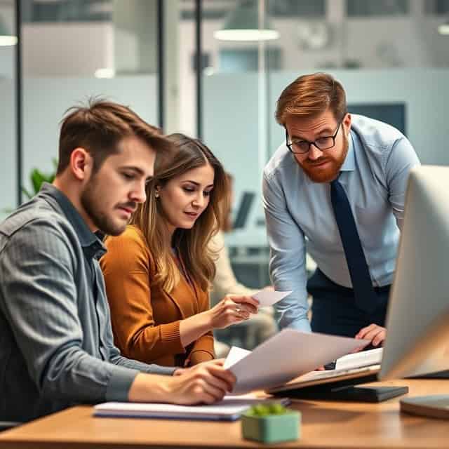 interim office managers talking about